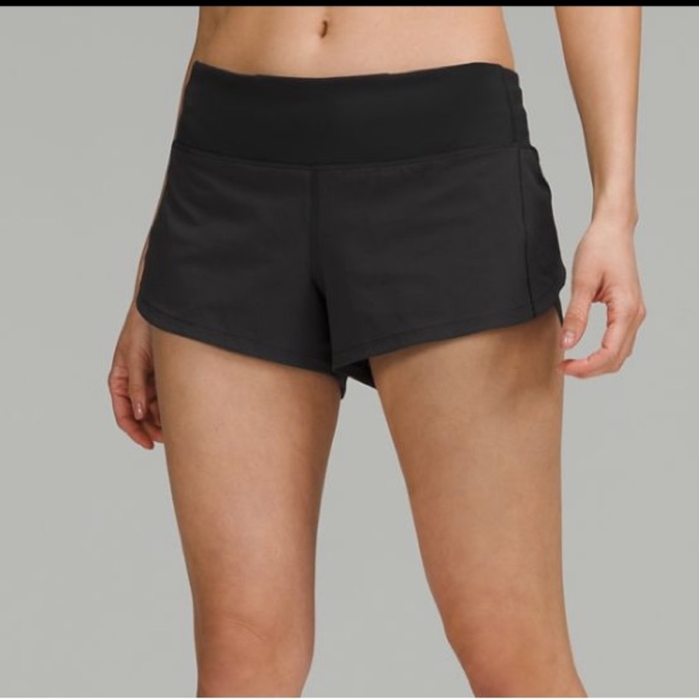 Lululemon speed up shorts, minor stain on the inside